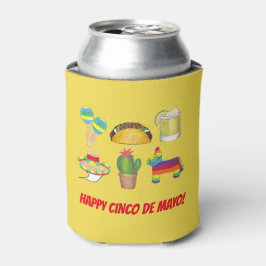 Porta-lata Feliz Cinco de Mayo, Celebração da Fiesta Mexicana
