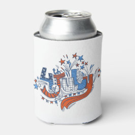 Porta-lata Feliz Dia da Independência Cooler de Lata