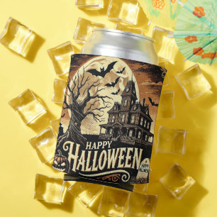 Porta-lata Feliz Dia das Bruxas Halloween Os Bombeiros Conseg