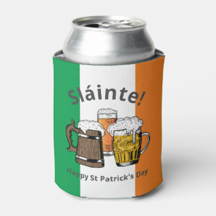 Porta-lata FELIZ DIA DE SÃO PATRÍCIO de cervejas Sláinte!