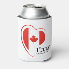 Porta-lata Feliz Dia do Canadá  Cooler de Lata
