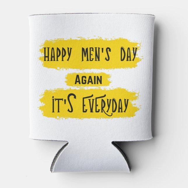 Porta-lata Feliz Dia dos Homens (Frente)