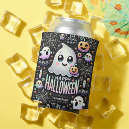 Porta-lata Feliz Halloween Spooky Ghost Bonito