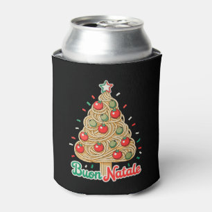 Porta-lata Feliz Natal Árvore de Natal de Massa Italiana