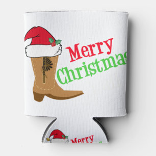 Porta-lata Feliz natal de todos os texas de férias de vaqueir