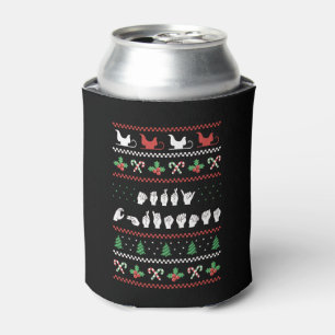 Porta-lata Feliz Natal - Língua de Sinais Americana da ASL I