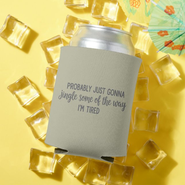 Porta-lata Feliz Natal Provavelmente Vai Cansar (Verão in situ)