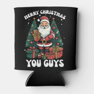 Porta-lata Feliz Natal Você Cara Papai Noel