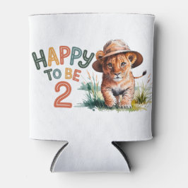 Porta-lata Feliz Por Ser Um Favor De Festa de aniversário De 