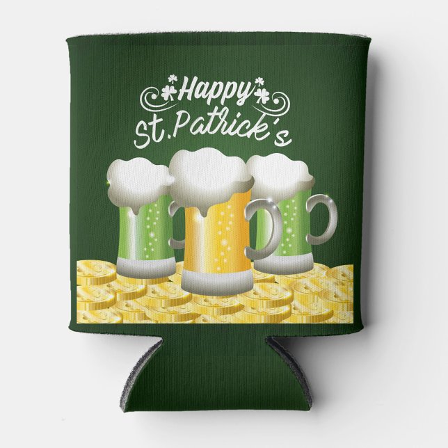 Porta-lata Feliz Rua, o dia de Patrick pode mais legal (Happy St. Patrick's Day Can Cooler!   )
