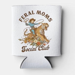 Porta-lata Feral Mãe Social Club Funny Retro Boho Cowgirl