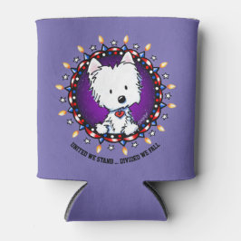Porta-lata Feriado de 4 de julho nos EUA Westie