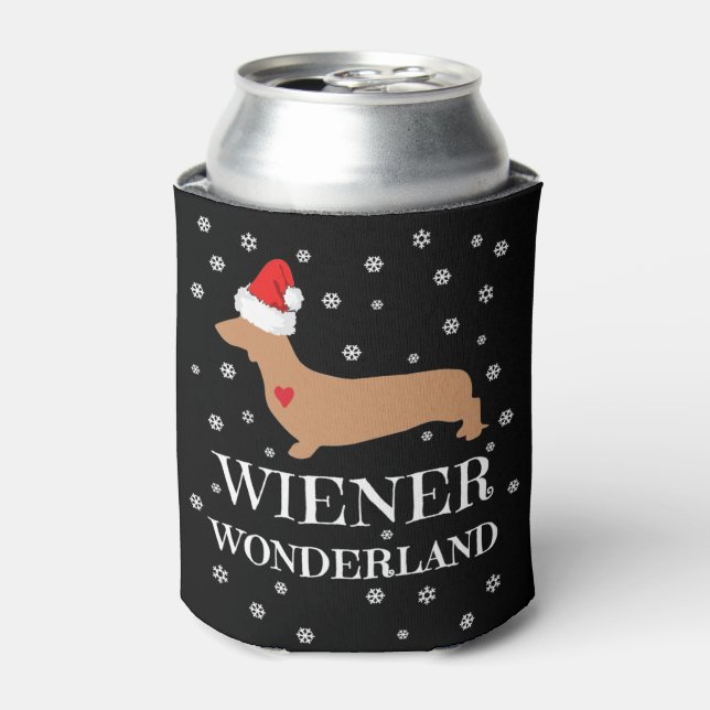Porta-lata Feriado de Dachshund no Wonderland Wonderland Wond (Can Front)