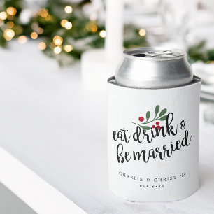 Porta-lata Férias Coma Beba e Case Bagas de Natal