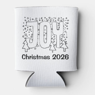 Porta-lata Férias de Alegria Personalizadas para Colorir