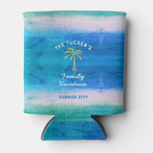 Porta-lata Férias Familiares de Verão de Palmeiras do Ocean