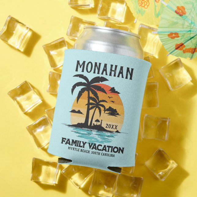 Porta-lata Férias Familiares em Combinação com Sunset Tropica (Verão in situ)