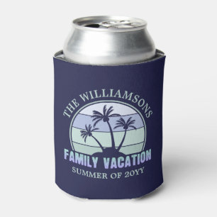 Porta-lata Férias Familiares Personalizadas Ilha Tropical de