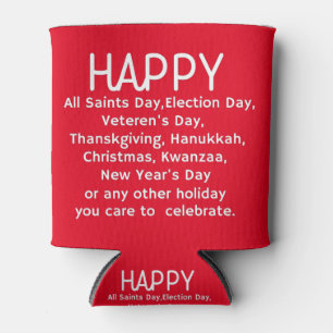 Porta-lata Férias Felizes