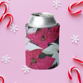 Porta-lata Férias Festivas Poinsettias Floral