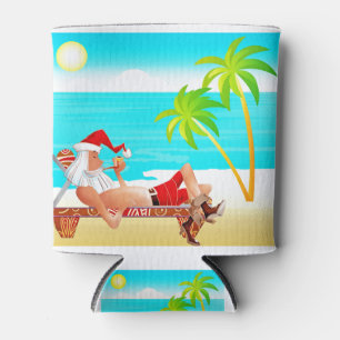 Porta-lata férias Papai Noel