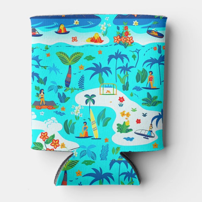 Porta-lata Férias Tropicais (Frente)