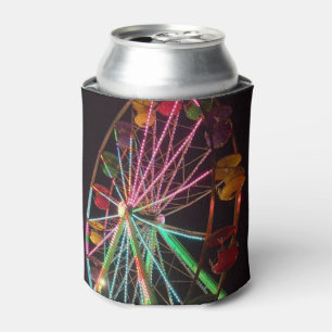 Porta-lata Ferris Wheel Neon Lights at Night Can Cooler