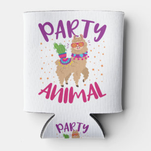 Porta-lata Festa Animal Llama Bachelorette Aniversário
