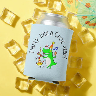 Porta-lata Festa Como uma Estrela Croc Crocodilo Dançante Fof