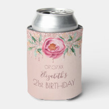 Festa de aniversário cor-de-rosa-rosa-pincel-pince