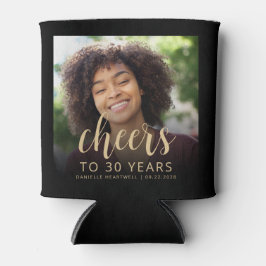 Porta-lata Festa de aniversário de 30 anos de Animação de Fot