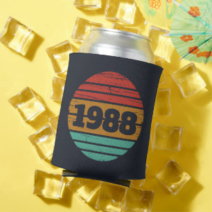Porta-lata Festa de aniversário de 35ª safra personalizada