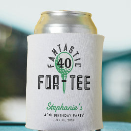 Porta-lata Festa de aniversário de 40 anos de Golfe Fantástic