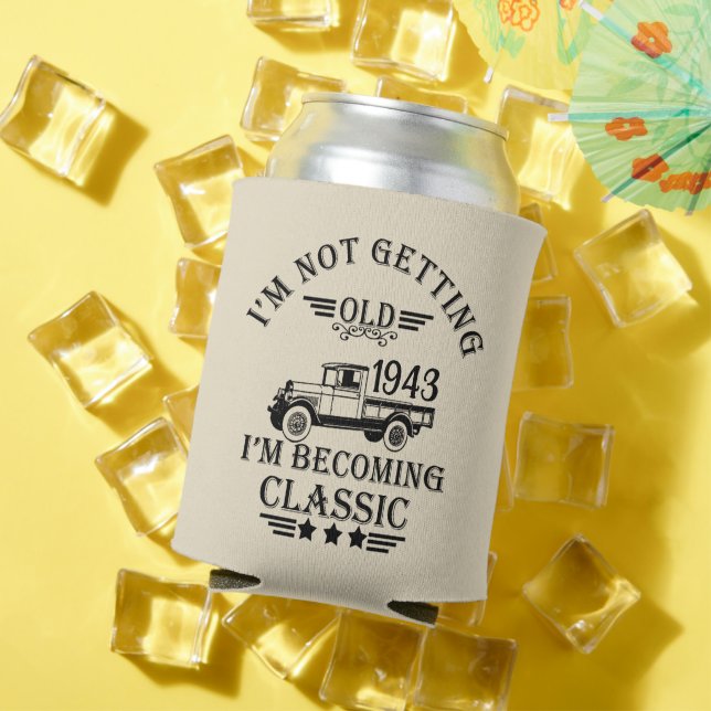 Porta-lata Festa de aniversário de 90 de 90 anos personalizad (Verão in situ)