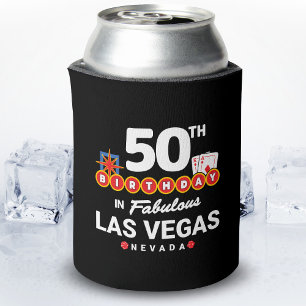 Porta-lata Festa de aniversário De Las Vegas - 50º Anivers
