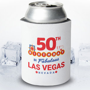 Porta-lata Festa de aniversário De Las Vegas - 50º Anivers