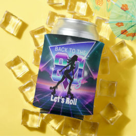 Porta-lata Festa de aniversário do cilindro Vaporwave