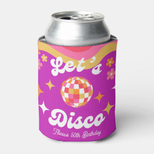 Porta-lata Festa de aniversário do Disco do Vamos 70s para Gr