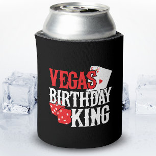 Porta-lata Festa de aniversário Las Vegas Trip Birthday King