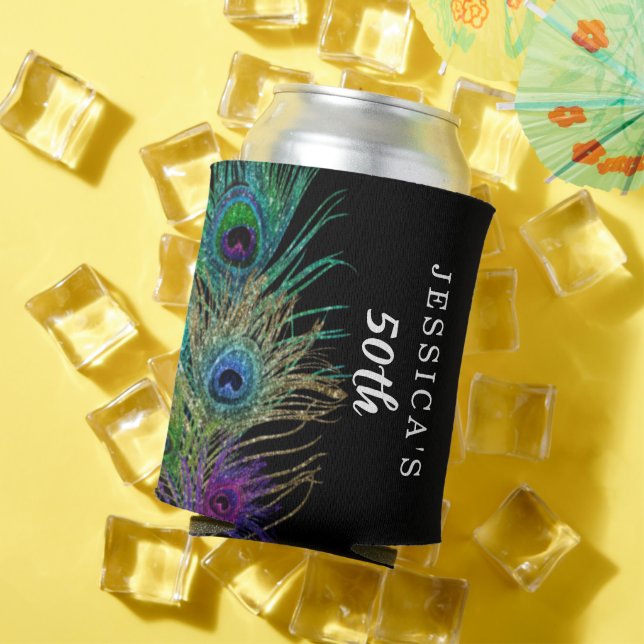 Porta-lata Festa de aniversário New Orleans Mardi Gras (Verão in situ)