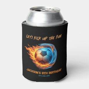Porta-lata Festa de Aniversário Tema Futebol Atleta Aniversár