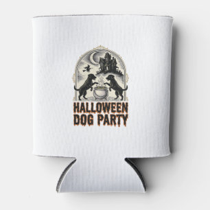Porta-lata Festa de Cachorro de Halloween Design de Caldeirão