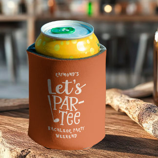 Porta-lata Festa de Despedida de Solteiro de Golfe Personaliz