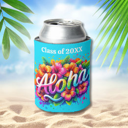 Porta-lata Festa de Formatura Aloha Tropical Luau Cooler