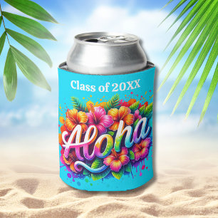 Porta-lata Festa de Formatura Aloha Tropical Luau Cooler