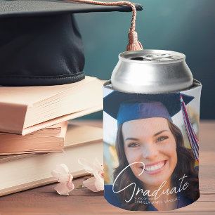 Porta-lata Festa de Formatura com Foto de Guarda-roupa Tendên