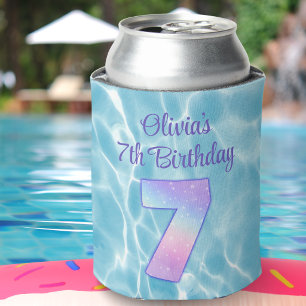Porta-lata Festa de piscina para crianças Verão Aniversário d