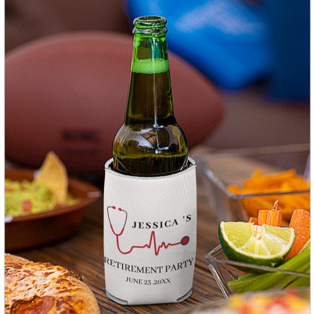 Porta-lata Festa de Reforma de Enfermeiro (Criador carregado)