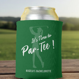Porta-lata Festa de Solteira de Golfe É Hora de Par-Tee