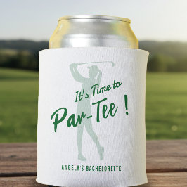 Porta-lata Festa de Solteira de Golfe É Hora de Par-Tee